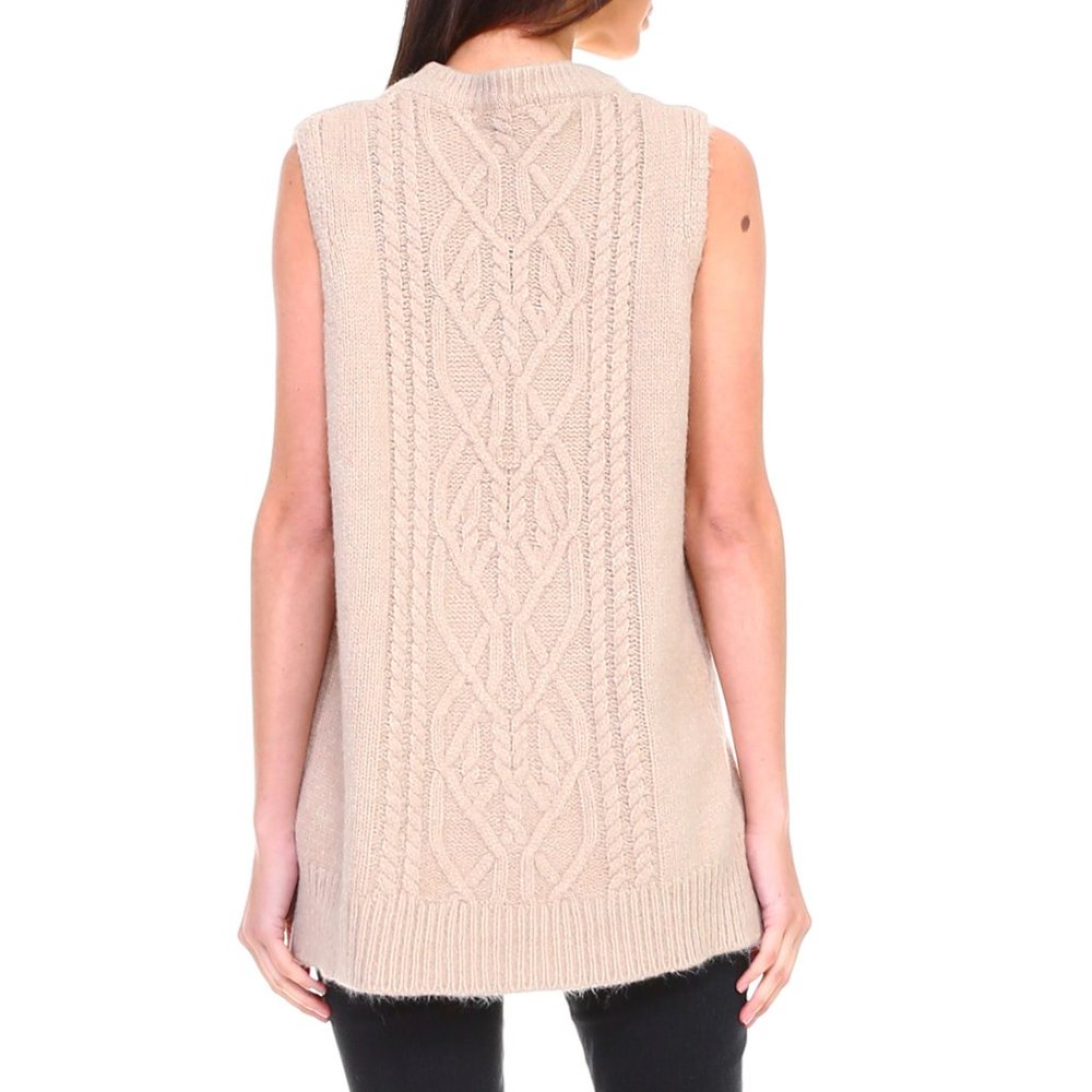 Heather Ribbed Sweater Vest - Picture 4 of 4